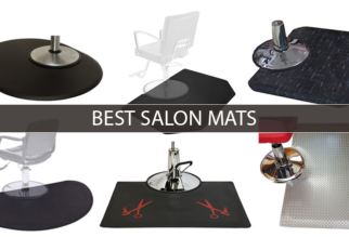 Amazon Com Anti Fatigue Black Hair Stylist Mat Beauty Salon Equipment Barber Floor Matt Kitchen Dining