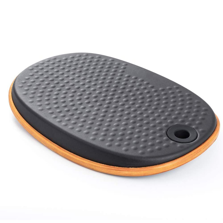 Anti Fatigue Wobble Balance Board Mat with Massage Points for Standing Desk-Black